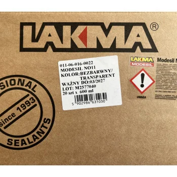 Нейтральний силіконовий герметик Lakma Modesil N011 (600 мл), білий — від 390.75 грн.